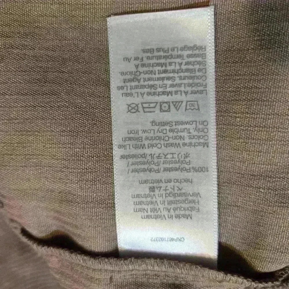 Madewell Ribbed Corduroy loose fit Top Color Fig Size Small #142 - Picture 7 of 9